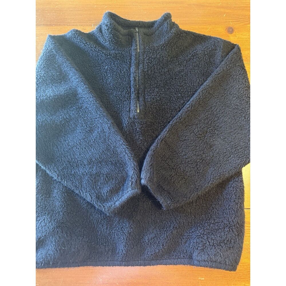 True Grit | 1/4 Zip Fleece Pullover | Black | Billy Marten’s | Men’s XL